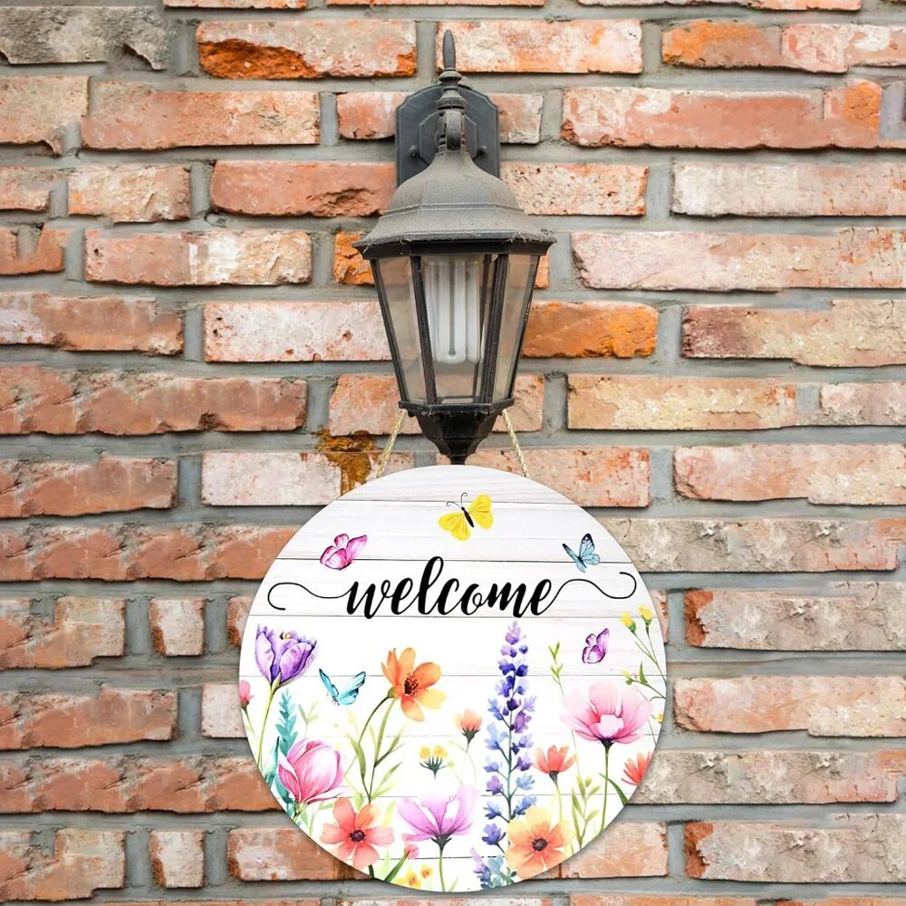 Welcome Spring Door Sign - Picture 6 of 7